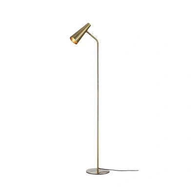 Image of Markslöjd Peak floor lamp, variable, antique brass