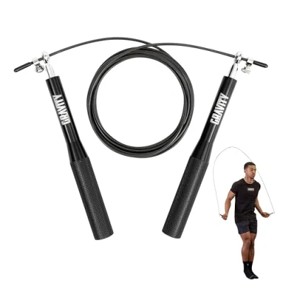 Image of Gravity Fitness Speed Skipping Jump Rope with metal ball bearing handles