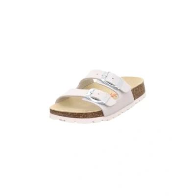 Image of Superfit Girls&#039; Footbed Slippers, Silver 9500, 10.5 UK Child