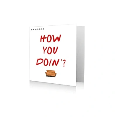 Image of Danilo Promotions F.R.I.E.N.D.S Birthday Card, Friends Card Friends, Tv Show Card,Multi,6 x 6