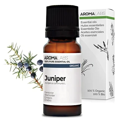 Image of BIO Juniper Essential Oil 10mL 100% Pure, Natural, Chemotyped and AB Certified AROMA LABS (French Brand)