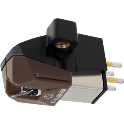 Image of Audio Technica AT VM95SH VM95 series Shibata stereo cartridge Brown
