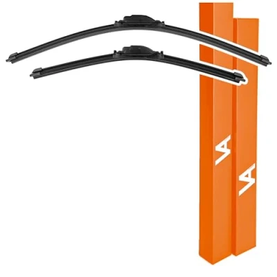 Image of VIA ALBION® Wiper Blades for VW PASSAT (B6/B7, 2005 2015) All Weather Front Wipers Set