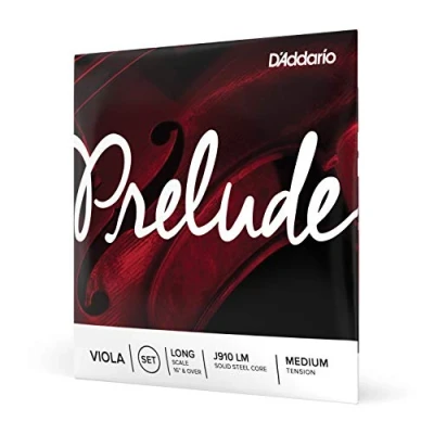 Image of D&#039;Addario J910 LM Prelude Long Scale Medium Tension Viola String Set