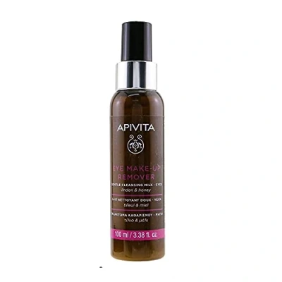 Image of Apivita Gentle Eye make up remover, suitable for contact lenses users (test on water proof up) with Honey &amp; Linden