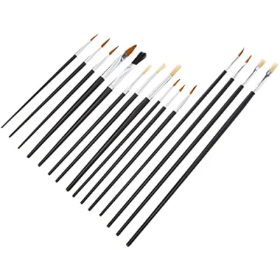 Image of Artbox Wooden Handle Paint Brush (Pack of 15)