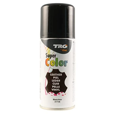 Image of TRG The One Super Color, Spray Dye for Leather Shoes, 317 Black, 150 ml