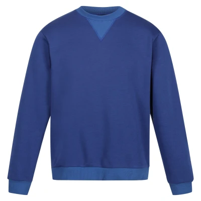 Image of Regatta Mens Pro Crew Neck Sweatshirt (New Royal) Navy/Blue Size Small