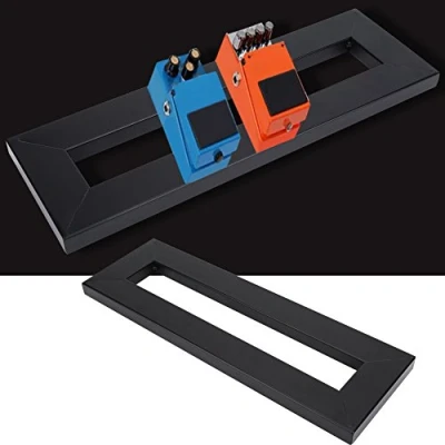 Image of Guitar Pedal Board, Portable Alloy Effects Pedal, 1Set Pedals Board with Setup Tape Clamp, for Electric Effect Pedal(S)