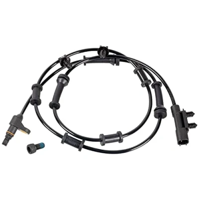 Image of 68003281AA, 68003281AB, 68003281AC, 68003281AD ABS Sensor FEBI BILSTEIN 170575 Front Axle Left, Right with screw 1180mm JEEP: WRANGLER 3