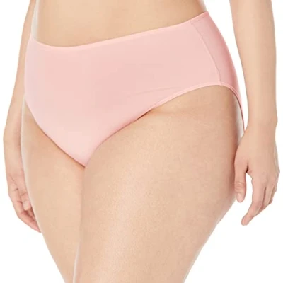 Image of Elomi Women&#039;s Smooth Full Brief Bikini Style Underwear, Ballet Pink, M L
