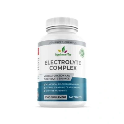 Image of Electrolytes Complex 240 Vegan Tablets Electrolyte Pills with Potassium, Calcium, Magnesium &amp; More Keto Diet, Hydration Recovery Salt Replacement High Strength Supplement