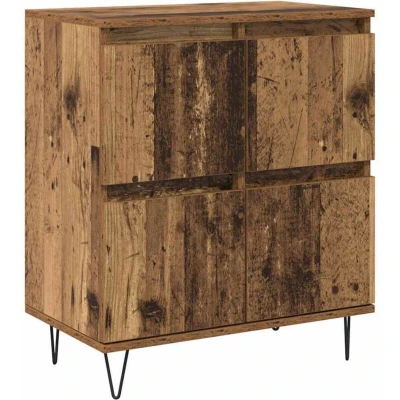 Image of Sideboard with Storage Door Brown 60 x 35 70 cm Engineered wood Vidaxl