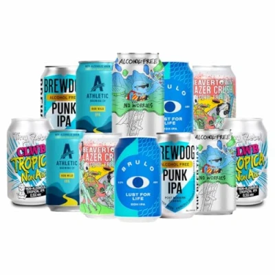 Image of Beer HUNTER IPA Low/No Alcohol Free Mixed Selection (12 Pack)