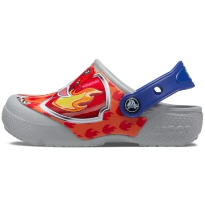 Image of Crocs Boy&#039;s Unisex Kids FL Paw Patrol Patch Clog T, Light Grey, 5 UK Child