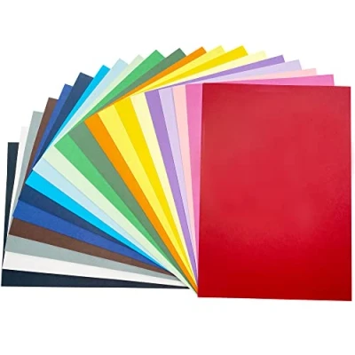 Image of A4 Coloured Paper, Cards 100 Sheets 20 Assorted Colours Origami Crafting and Decoratin, Art Paper (297 x 210mm)