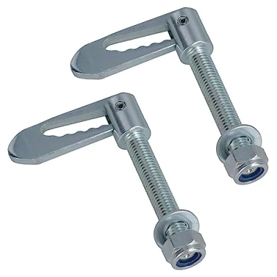 Image of AB Tools Antiluce Drop Catch Anti Luce Fasteners M12 x 75mm Tail Gate Trailers Gates 2pc