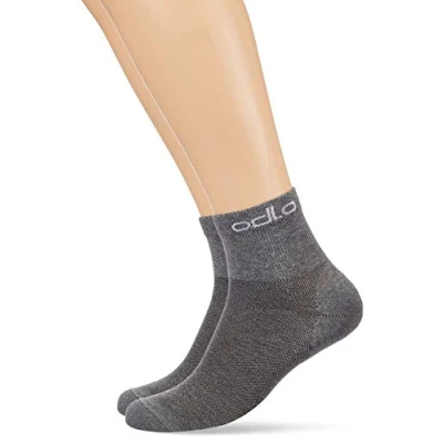 Image of Odlo Unisex Socks 2 pack ACTIVE, grey melange, 39 41