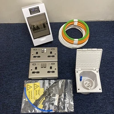 Image of TEW 240V Mains Electric Hook Up Installation Kit Campervan Motorhome Conversion 18