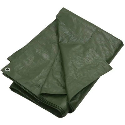 Image of vidaXL Tarpaulin 180 g/m² 4x5 m Green HDPE