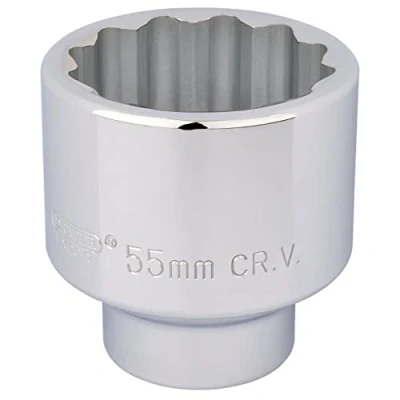 Image of Draper 12 Point Socket, 3/4&quot; Sq. Dr., 55mm