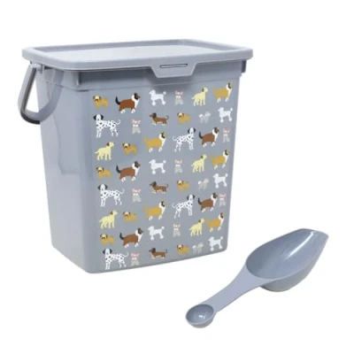 Image of RSW INTERNATIONAL Dog Food Treat Biscuit Storage Container 24 x 23 18cm