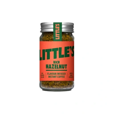 Image of Flavoured instant coffee Little&#039;s Rich Hazelnut, 50 g