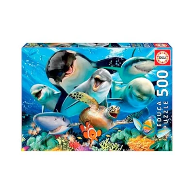 Image of Educa 17647 Underwater Selfie 500 Pieces, No Colour