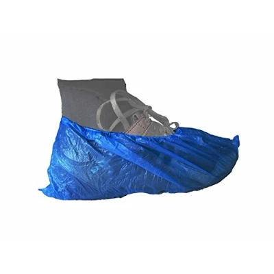 Image of Disposable overshoe, approx.41 cm, blue, 100 pieces.