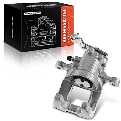 Image of Frankberg Brake Caliper Rear Left Compatible with A3 Sportback 8PA 2009 2012 O.c.t.a.v.i.a II 2013 EOS 1F7 1F8 2010 2015 J.e.t.t.a III 1K2 2005 2008 Replace# 5K0615423