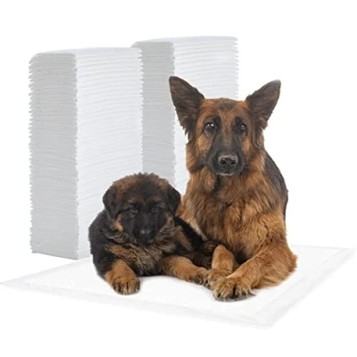 Image of Iris Ohyama Training Pads, 90 x 59cm, 100 pack, Dog, 5 Layers, Large Pee Pad, For House Training, Incontinence, Absorbent, Mats, Puppy, Cats, Kittens, Disposable, Odorless, NS 100DW