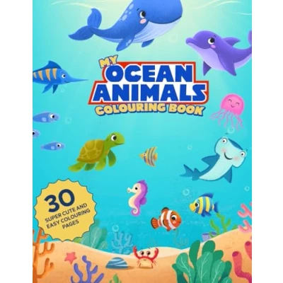 Image of My Ocean Animals Colouring Book