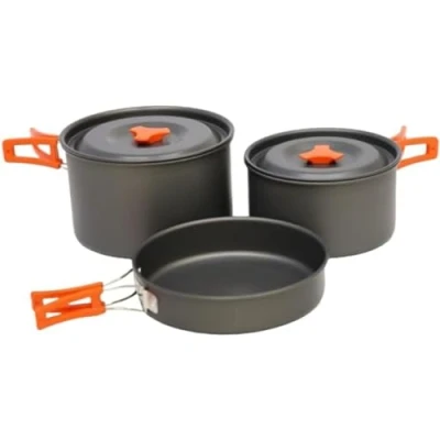 Image of Vango Hard Anodised 4 Person Cook Kit, Grey