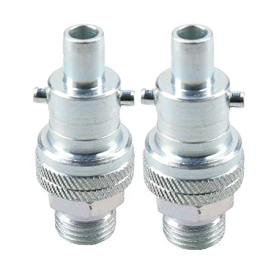 Image of PCL Instant Air Fitting Swivel Body Male Adaptor 1/4&quot; BSP Thread AA5302 x 2