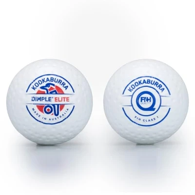 Image of Kookaburra Dimple Elite Hockey Ball, White