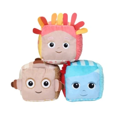Image of In the Night Garden Toys, these Comfort Cubes are sensory toys with each one having sound, touch and image benefits, perfect for babies toddlers.