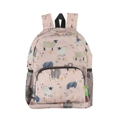 Image of ECO CHIC Mini Backpack/Rucksack Sheep Realism Beige