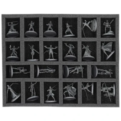Image of Feldherr FS050A112 foam tray compatible with Star Wars: Shatterpoint 22 compartments