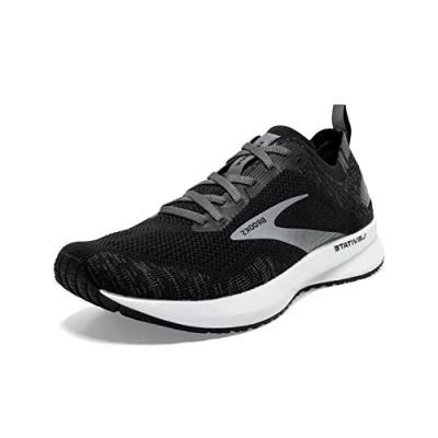 Image of Brooks Women&#039;s Levitate 4 Running Shoe, Black/Blackened Pearl/White, 6.5 UK
