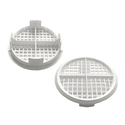 Image of 25 x White Plastic 70mm Round Soffit Air Vents/Upvc Push Fit Eaves Disc Fascia