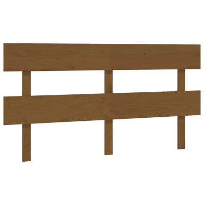 Image of vidaXL Bed Headboard Honey Brown 154x3x81 cm Solid Wood Pine