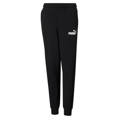 Image of Puma Childrens Unisex Essentials Logo Youth Pants Black Size 1 2Y