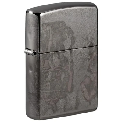 Image of Zippo Lighter, Metal, Colourful, Standard Size