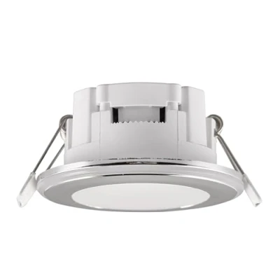 Image of Trio Lighting Argus LED downlight RGBW remote Ø8cm chrome