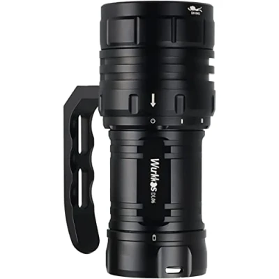 Image of Wurkkos Diving Flashlight DL06 Max 15000 Lumen Scuba Dive Light, 100Beam Angle Light with 6 LED, IPX8 Waterproof Torch 100m Underwater Cold White(6000K)