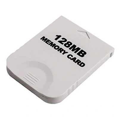 Image of CHILDMORY 128M Memory Card for Wii NGC Gamecube Console White