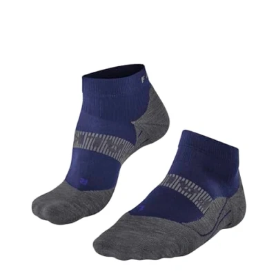 Image of FALKE Men&#039;s RU4 Endurance Cool Short M SSO Functional Yarn Anti Blister 1 Pair Running Socks, Blue (Athletic 6451) new eco friendly, 5.5 7.5
