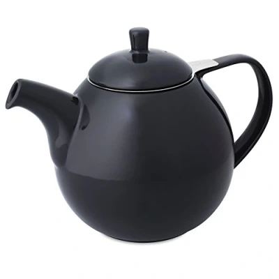 Image of Forlife 524240 Teapot, Ceramic, Black Graph