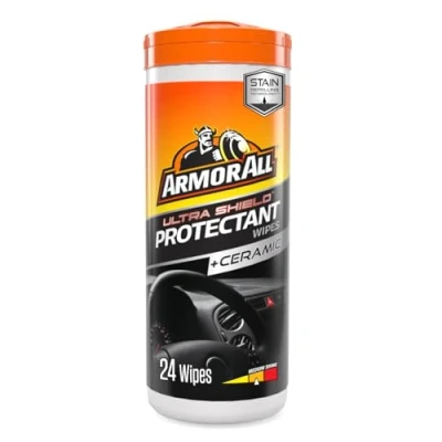 Image of Armor All Ultra Shield Car Interior Protectant Wipes + Ceramic 24 Count