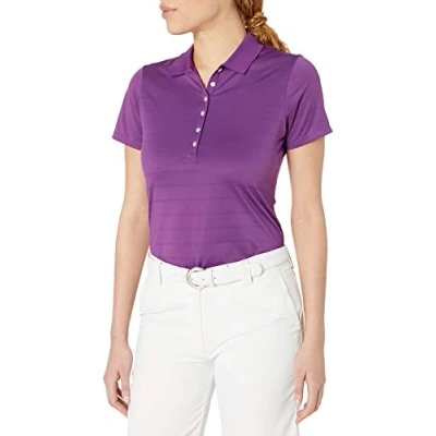 Image of Callaway Women&#039;s Short Sleeve Opti Polo golf shirts, Purple Magic, M UK
